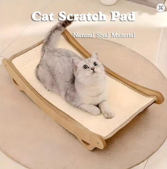 Cat Scratcher Lounge - Sisal Rope, Wear-Resistant, Integrated Sleeping Mat & Nest For Cats. Cat Scratching Board, Arch Design