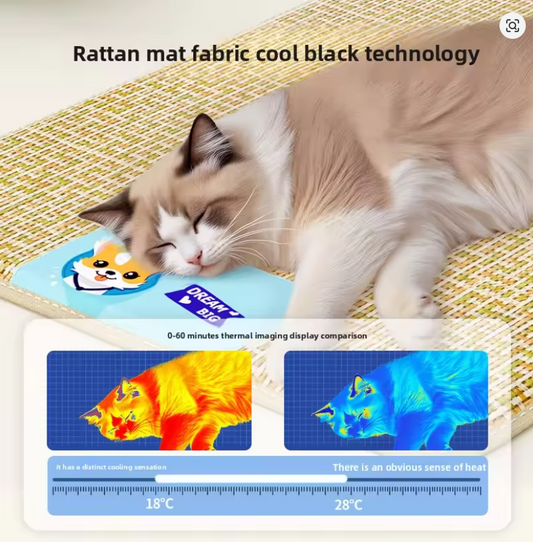 Cool Spring-Summer Mattress for Cats and Dogs, Versatile, Breathable, Waterproof